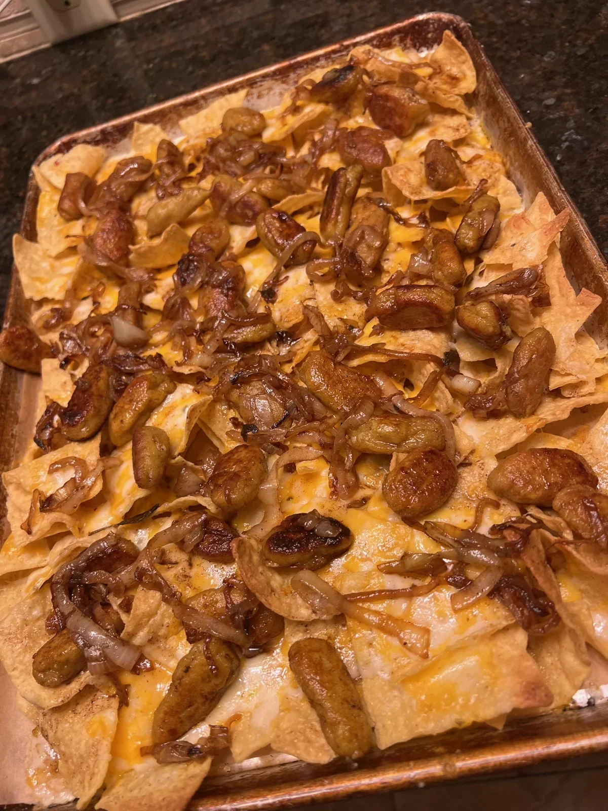 Brown Butter Gnocchi nachos from our kitchen