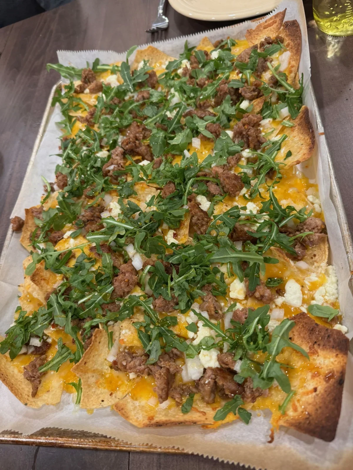 Bianca nachos from our kitchen