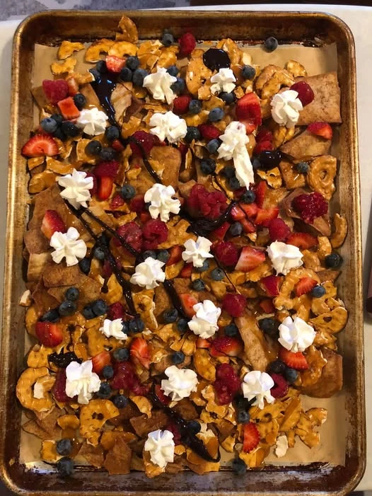 Dessert Nachos nachos from our kitchen